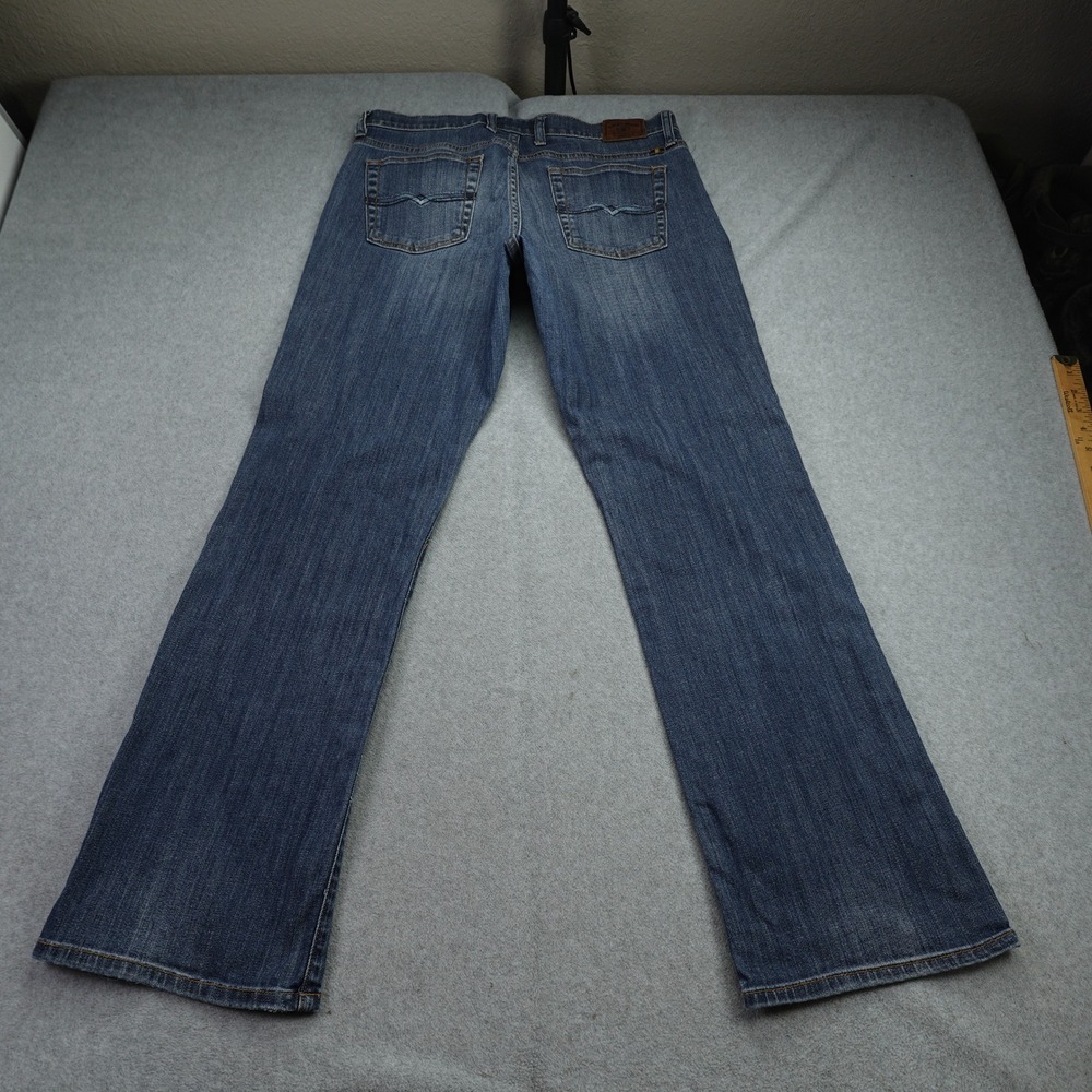 Lucky Brand Jeans Women 12/31 Blue Bootcut Easy Rider Stretch Denim - Picture 3 of 16
